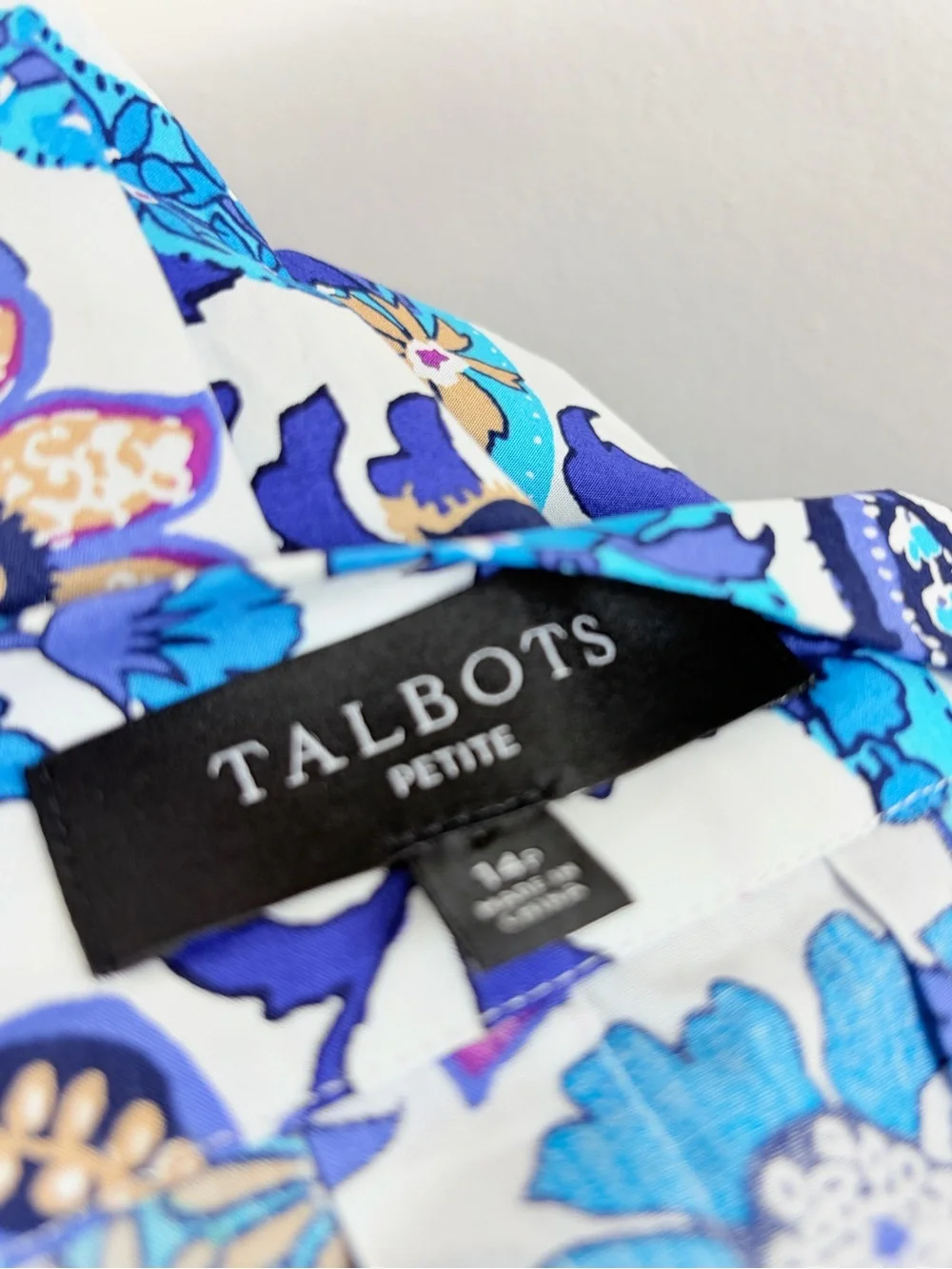 Talbots Paisley Floral Tie Waist Midi Skirt
